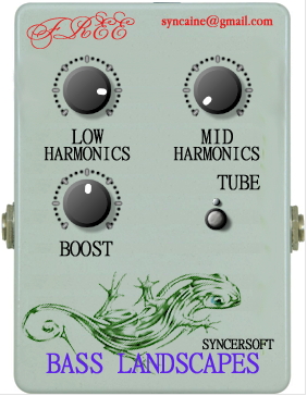 Bass Landscapes VST & AU is a new bass boost audio plugin that creates new harmonics. With help of low-mid boost you can properly suite your bass or kickdrum in the mix.